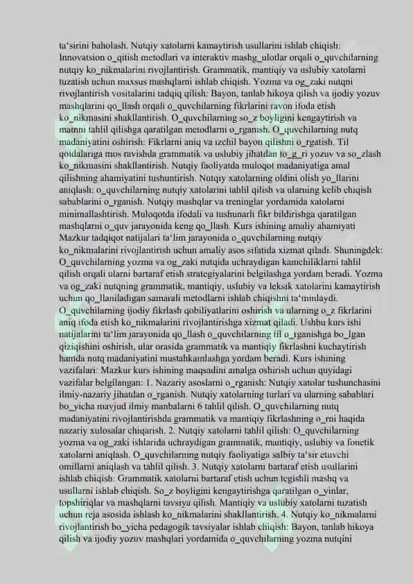 Nutqiy xatolar va ularni bartaraf etish yo`llari 2
