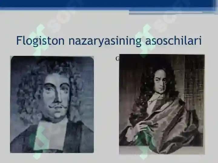 Flogiston nazariyasining vujudga kelishi 2
