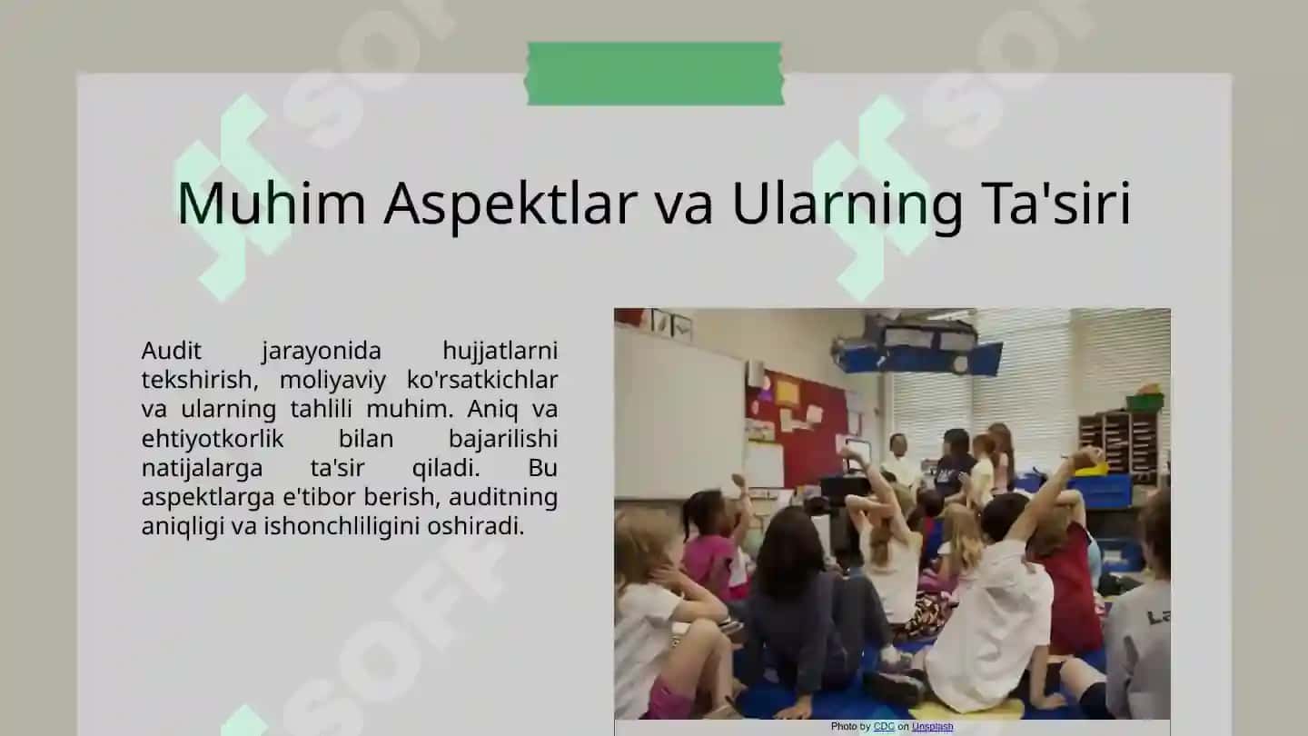 Moliyaviy hisobot auditining yakuniy bosiqichi 4