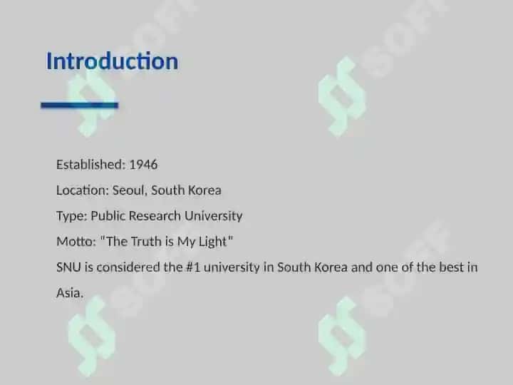 Seoul National University (SNU) 2