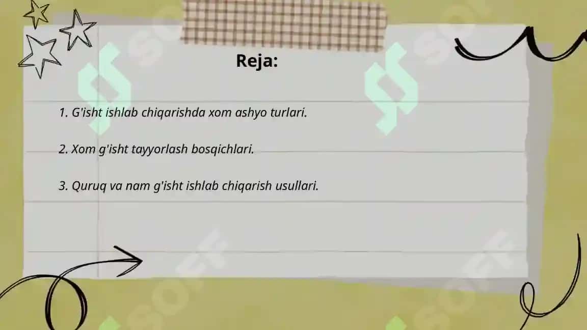 G'ish ishlab chiqarish kimyoviy jarayoni 2