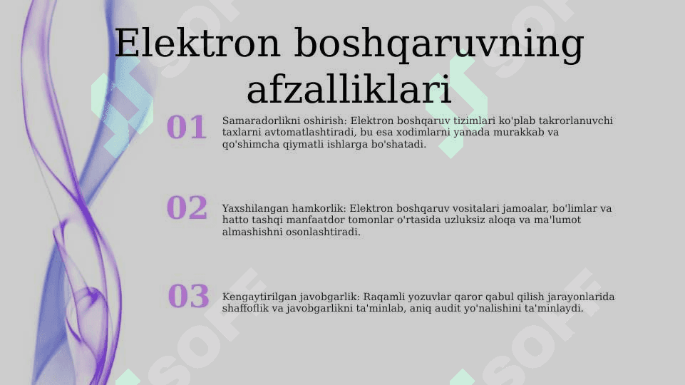 Davlat sektorlarida elektron boshqaruv usullari 2