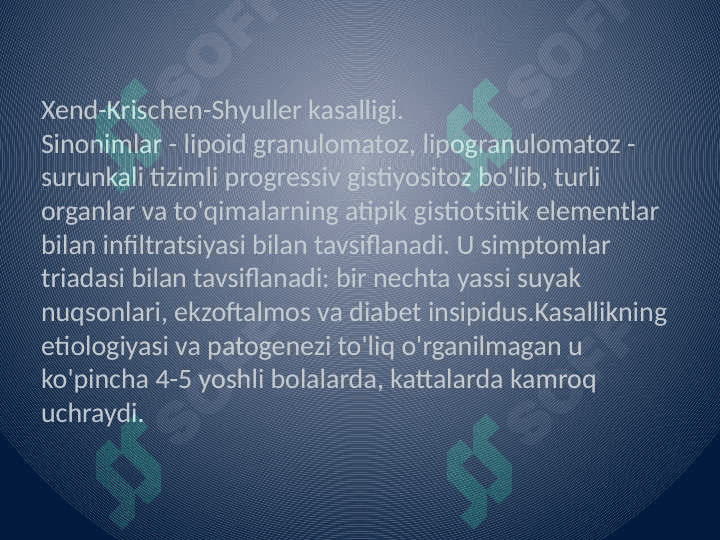 Bolalarda parodontning 
idiopatik kasalliklari 5