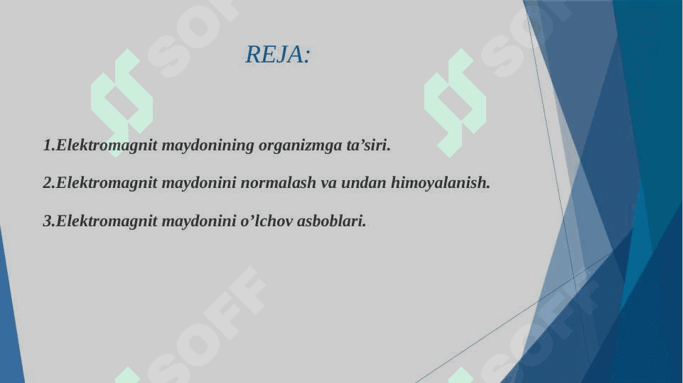 Elektromagnit maydonning organizmga ta'siri 2