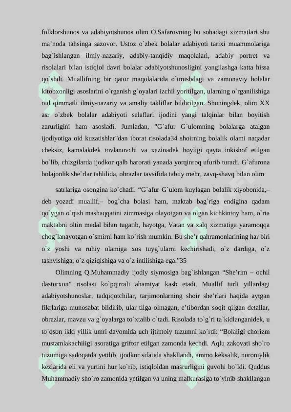 OʻZBEK BOLALAR ADABIYOTINING TARAQQIYOT XUSUSIYATLARI (1930-80 YILLAR) 3