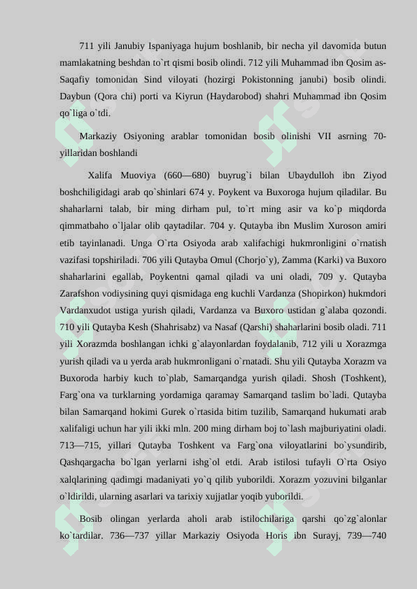 RASHID XALIFALAR HUKMDORLIGI DAVRIDAGI ISLOHOTLARNING MOHIYATI. UMMAVIYLAR VA ABBOSIYLAR HUKMRONLIGI DAVRIDA DINGA MUNOSABAT 3