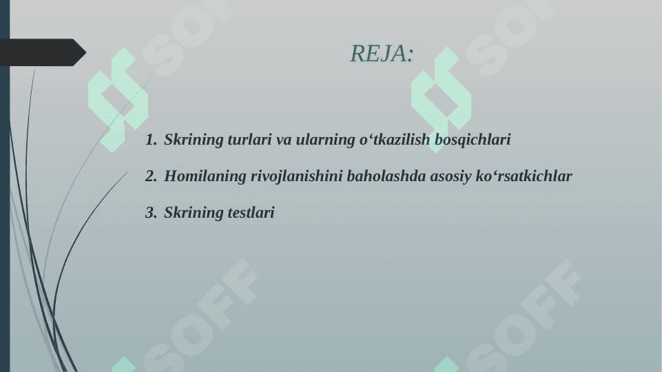 Skrining homilaning normal rivojlanishi 2