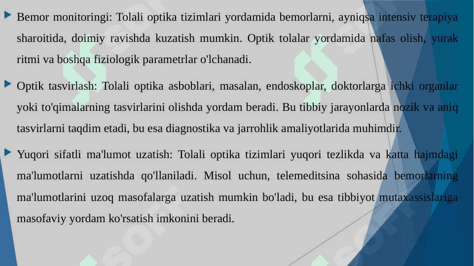 Tolali optika asboblarining tibbiyotdagi ahamiyati 5