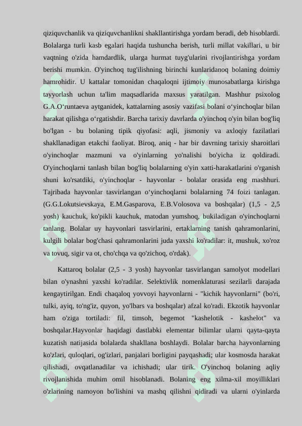 YUMSHOQ O'YINCHOQLARNING BOLA TARBIYASIDA AHAMIYATI 4