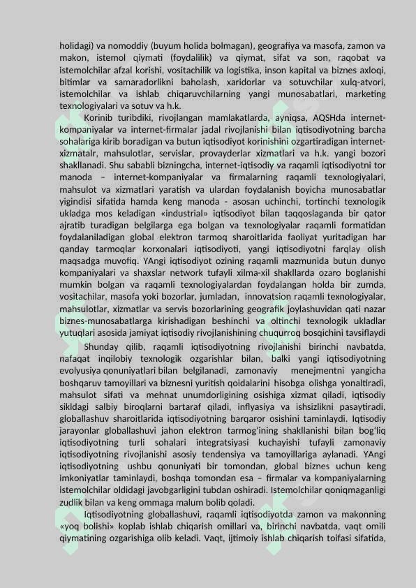 . RAQAMLI IQTISODIYOTDA BIZNESNI TASHKIL ETISHNING XUSUSIYATLARI 4