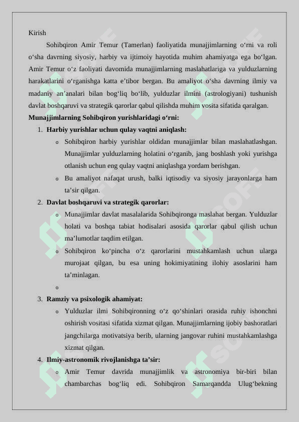 Sohibqiron yurishlarida munajjimlarning tutgan o’rni va ro’li 24 2