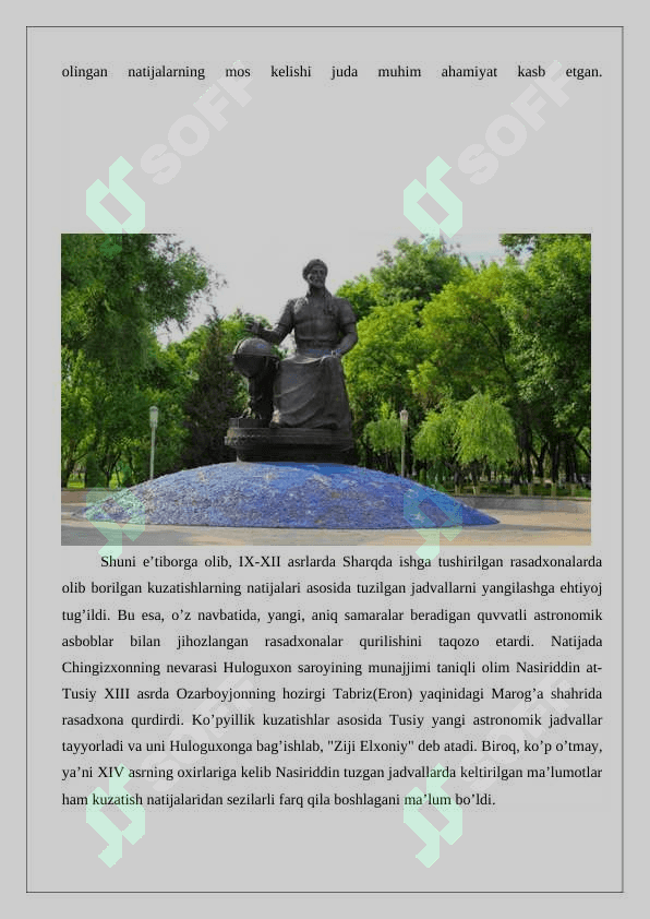Jamiyat hayotida “Ulug’bek akademiyasi”ning tutgan o’rni 24 4