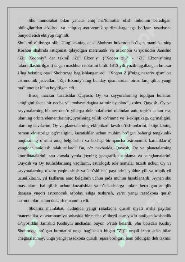 Jamiyat hayotida “Ulug’bek akademiyasi”ning tutgan o’rni 24 5
