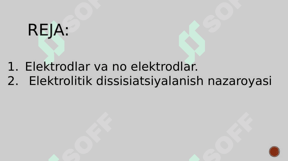 Elektrolitik     dissotSiatsIyalanish   nazariyasi 2