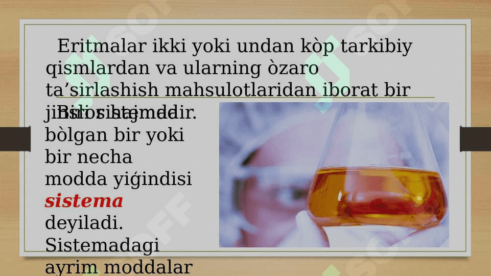 Eritmalar va ularning xossalari 3