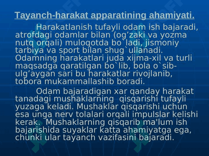 Tayanch-harakat tizimining yoshga oid xususiyatlari va gigiyenasi 3