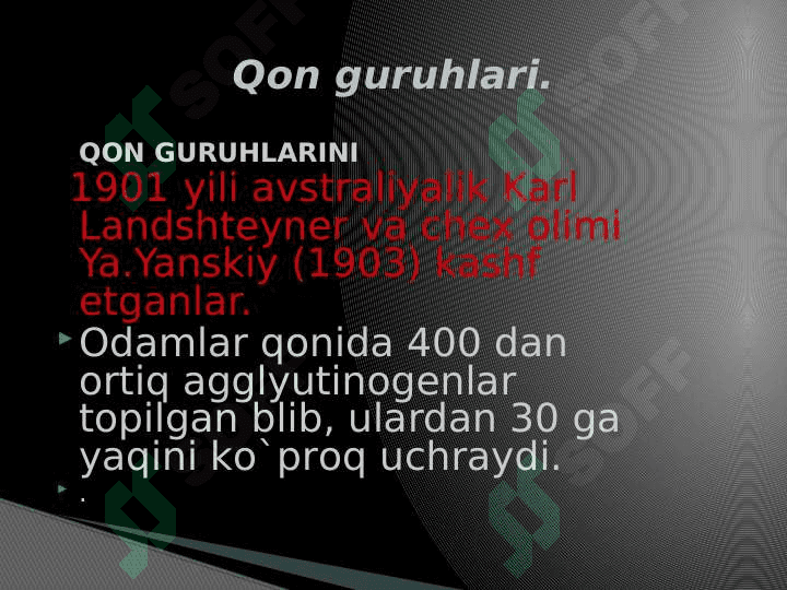 Qon va qon aylanish tizimining yosh xususiyatlari va gigiyenasi 8