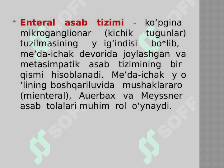 Ovqat hazm qilish va ovqatlanishning yoshga oid fiziologiyasi va gigiyenasi 6