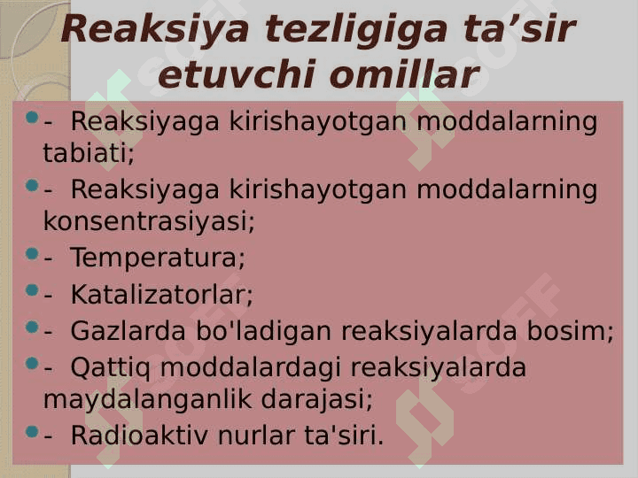 Kimyoviy reaksiya tezligi 8