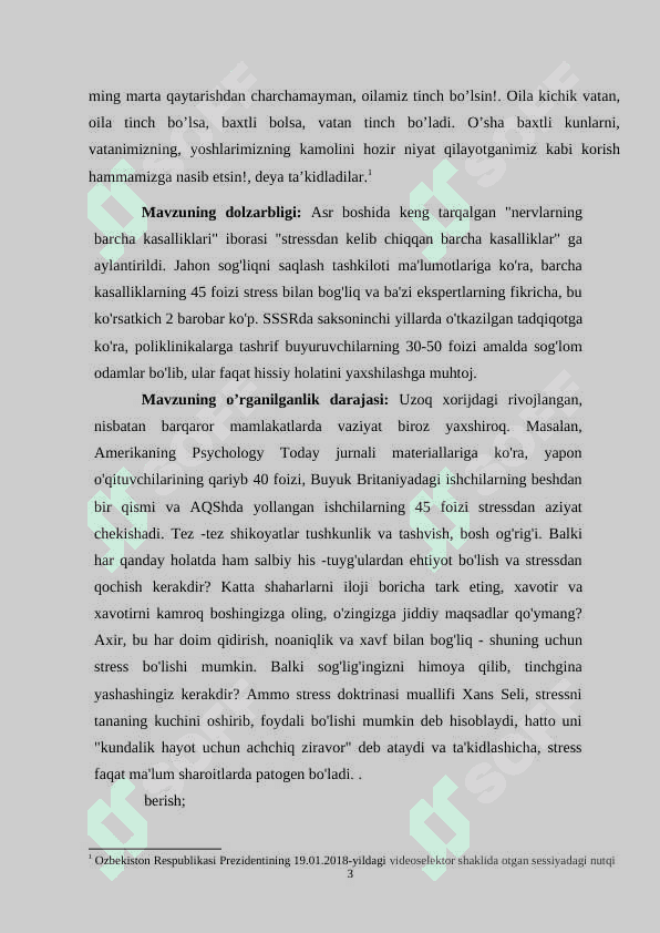 STRESS PROFILAKTIKASI VA UNI BARTARAF ETISH YO’LLARI 3