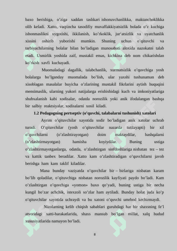TAʼLIM TIZIMIDA NIZOLAR VA ULARNING SAMARALI HAL ETISHNING PEDAGOGIK PSIXOLOGIK YOʻLLARI 8