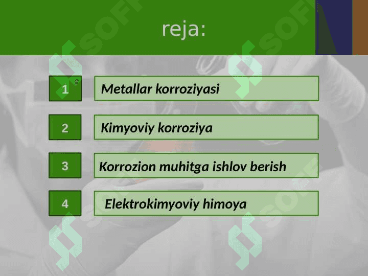 Metallar korroziyasi va uni oldini olish usullari 2