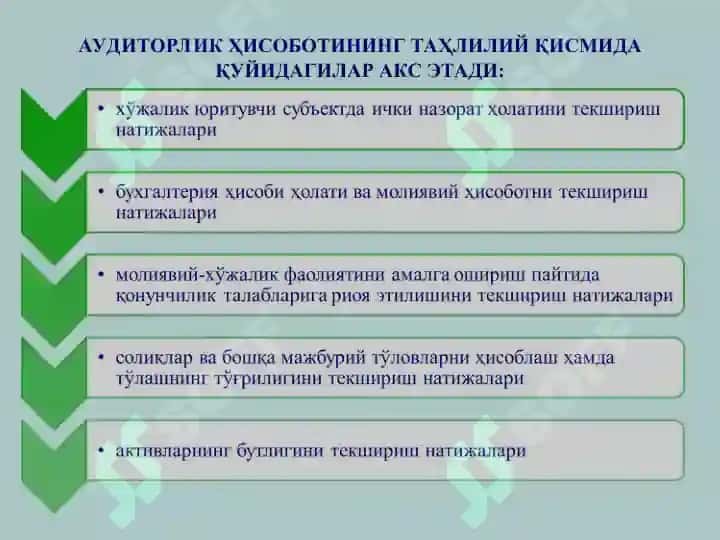 Auditorlik tekshiruvlar 8