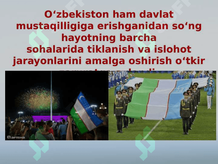 O‘ZBEKISTONNING O‘ZIGA XOS ISTIQLOL VA TARAQQIYOT YO‘LI 4