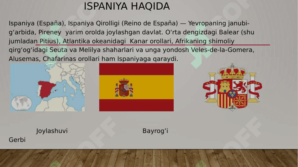 Ispaniya g’aznachilik tizimi 3