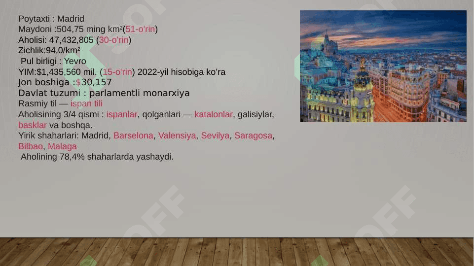 Ispaniya g’aznachilik tizimi 4