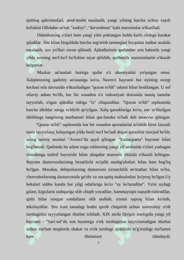 Tarbiyada oilaviy udumlar va an`analar. 7