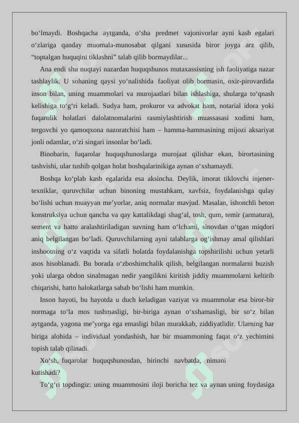 YURIST FAOLIYATIDA TASHABBUSKORLIK, KREATIVLIK VA MASALAGA IJODIY YONDASHUV 2
