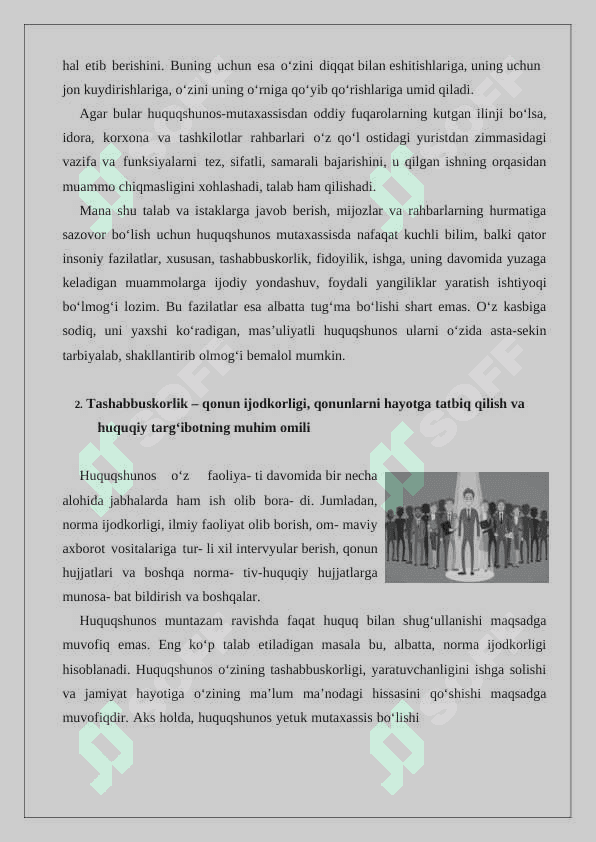 YURIST FAOLIYATIDA TASHABBUSKORLIK, KREATIVLIK VA MASALAGA IJODIY YONDASHUV 3