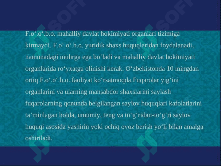 O’zbekistonda Mahalliy o‘zini-o‘zi boshqarish organlari 5