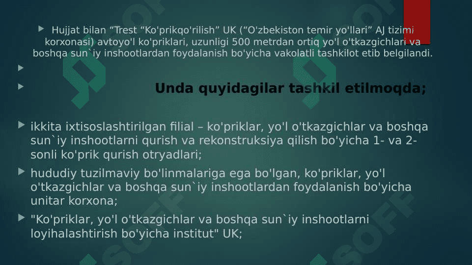 O’ZBEKISTONDA KO’PRIK SOHASINING RIVOJLANISHI 3