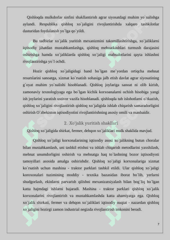 Kurs ishi 7