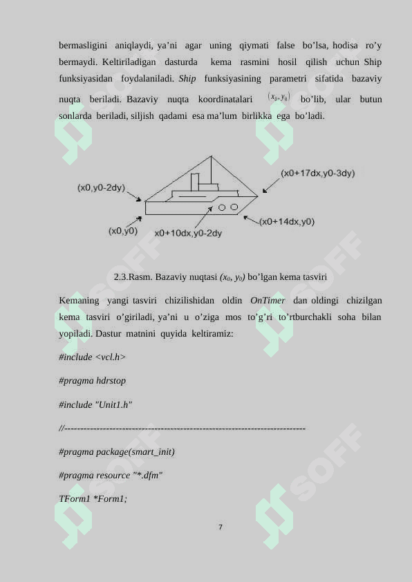 C++ TILIDA MULTIMEDIA kurs ishi 7