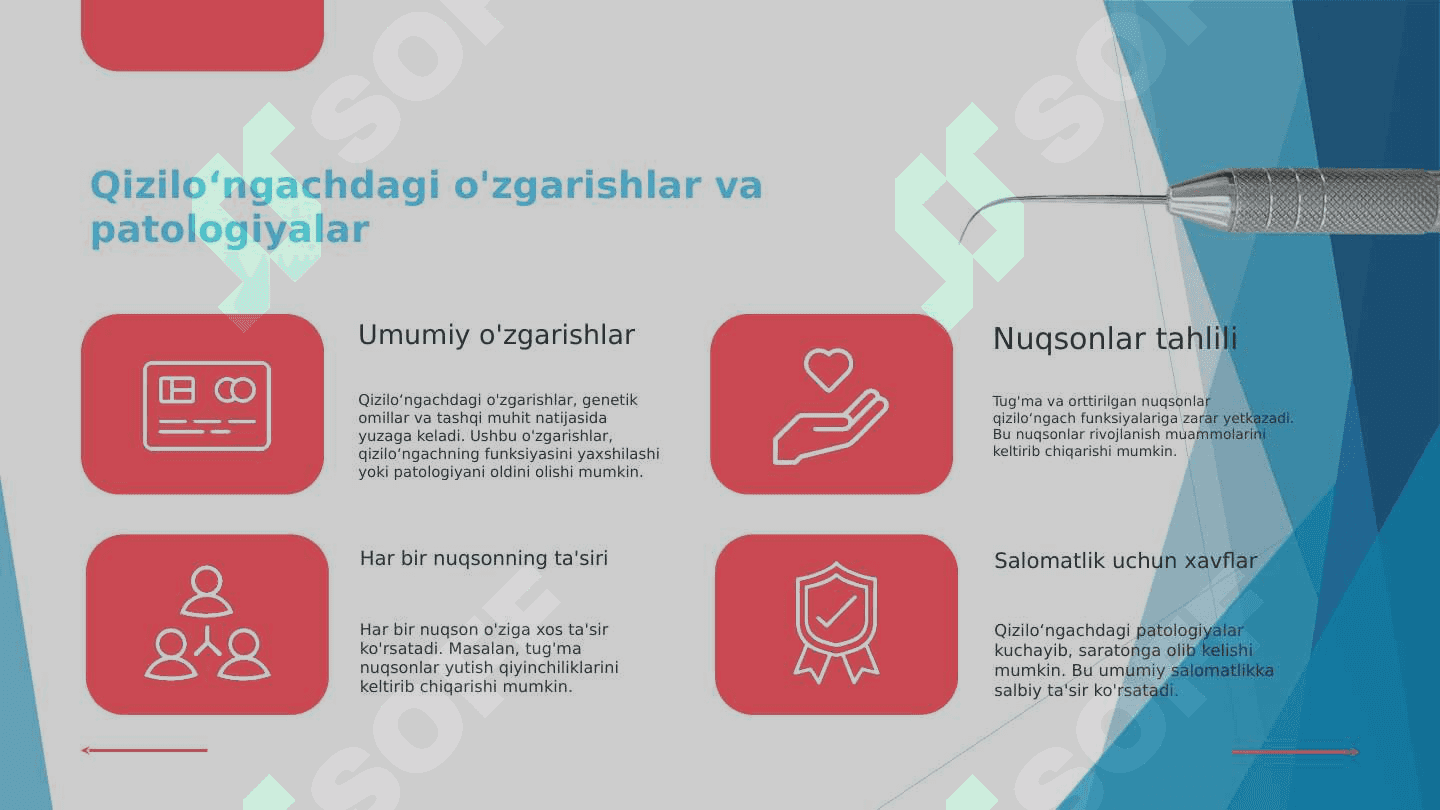 Qizilo`ngachning tug`ma va ortirilgan nuqsonlarida bajariladigan operatsiyalar 8