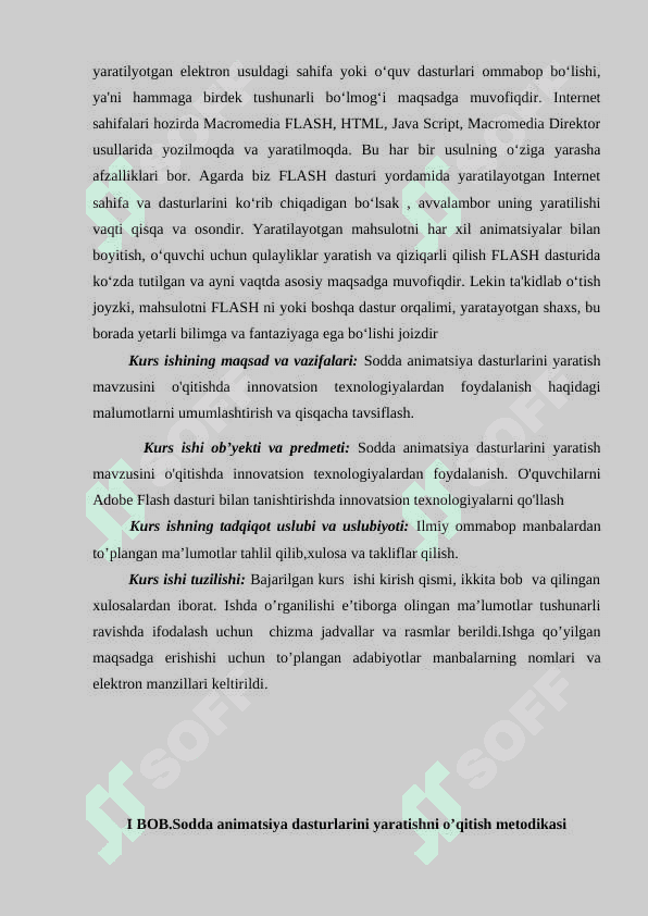 Sodda animatsiya dasturlarini yaratish mavzusini o'qitishda innovatsion texnologiyalardan foydalanish 4