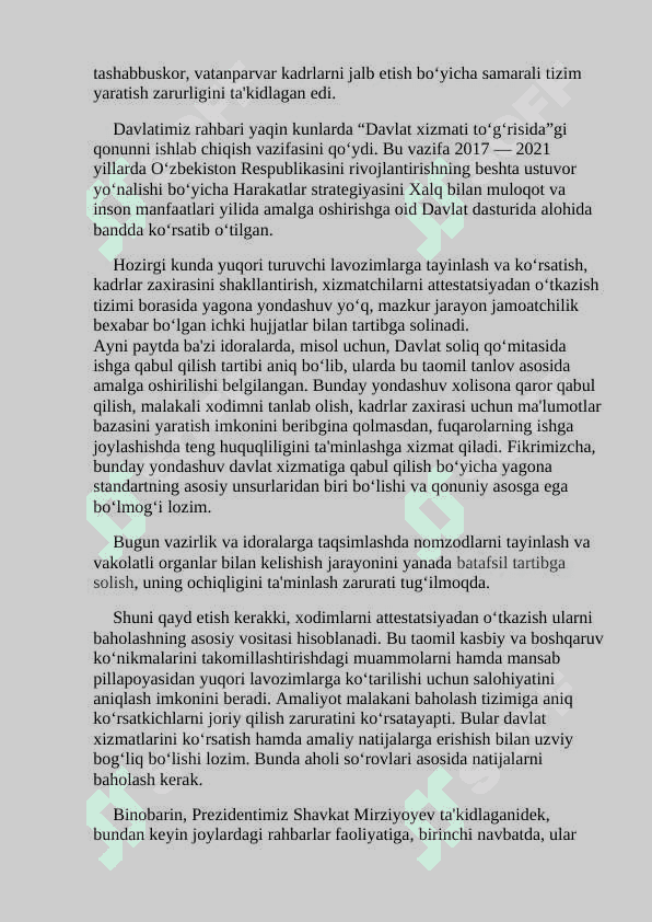 Mustaqillik yillarida davlat boshqaruvi tizimida amalga oshirilgan islohotlar 3