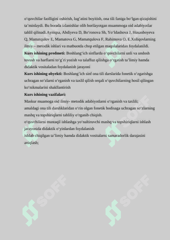 4-SINF ONA TILI DARSLARIDA IMLOGA O’RGATISH 5