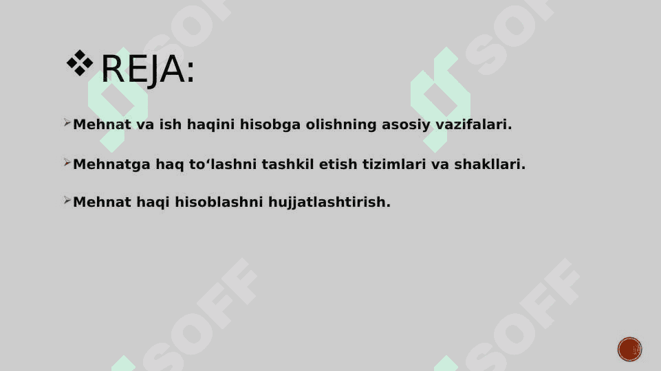 Mehnat va ish haqi hisobini tashkil etish va uning vazifalari 2