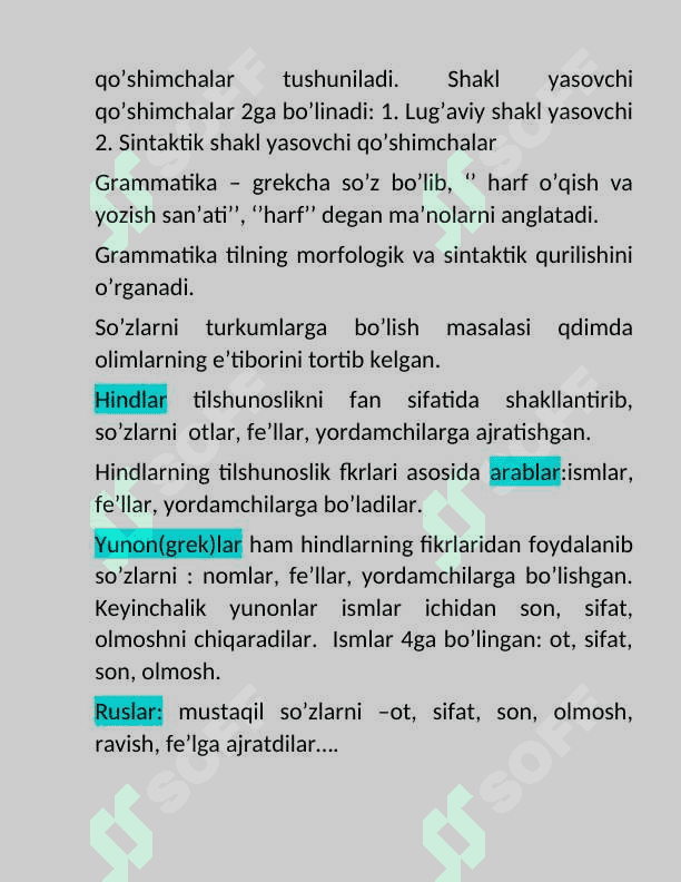 ot so'z turkumi qo'llanma 3