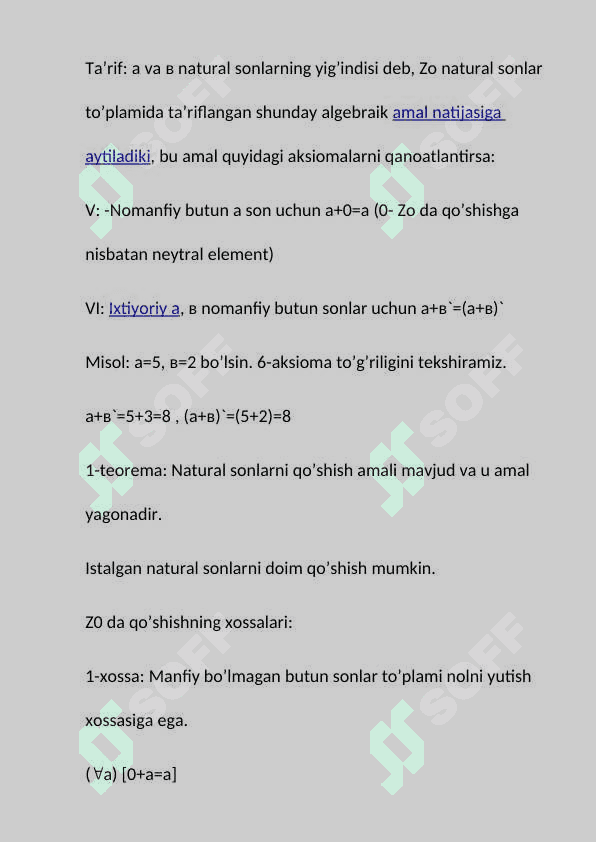 Nomanfiy butun sonlar yig`indisi, va ko`paytmasining bo`linishi. 4