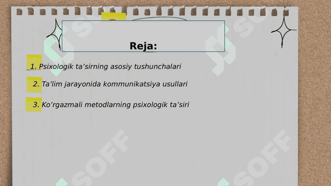 Ta’lim oluvchilarga psixologik ta’sir ko’rsatish yo’llari 2