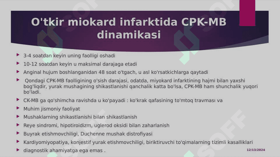 Yurak-qon tomir kasalliklarining laboratoriya diagnostikasi 7