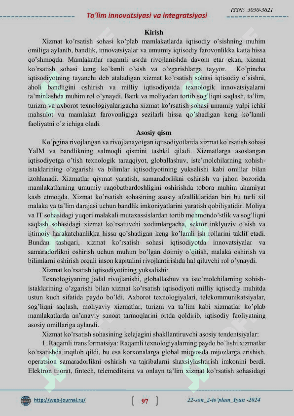 Maqola tayyorlash namuna 2