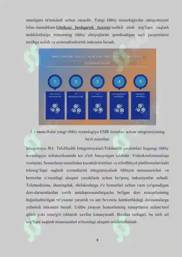 LOYIHA ISHI Mediplus” klinikasi web-saytini ishlab chiqish 8