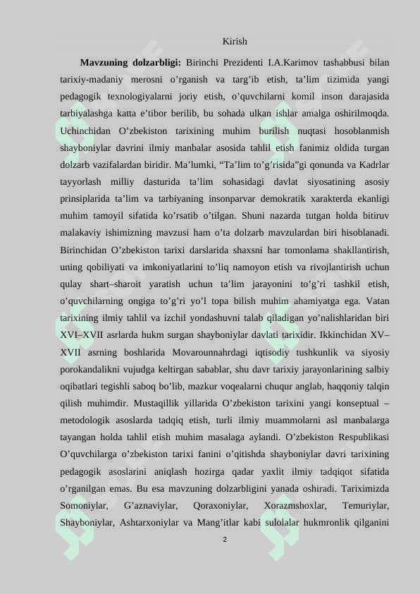 Muhammad Solih asarlari. Shayboniynoma dastoni 2