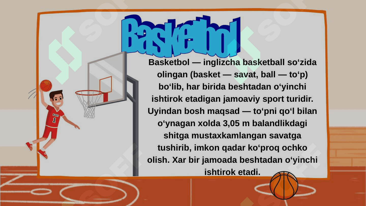Basketbol o'yinining kelib chiqishi, qoidalari va rivojlanish tarixi 4